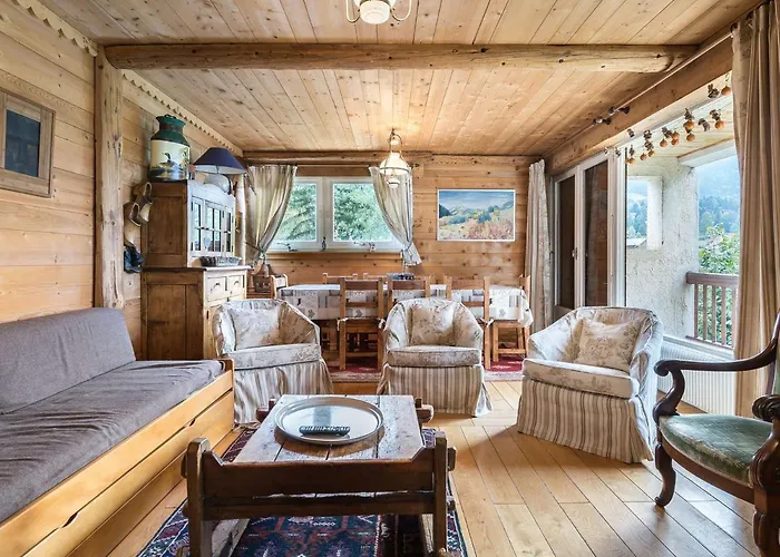 Confortable 3 Proche Centre Megeve, Balcon, Cheminee, 8 Pers. - Fr-1-453-14 * Megève